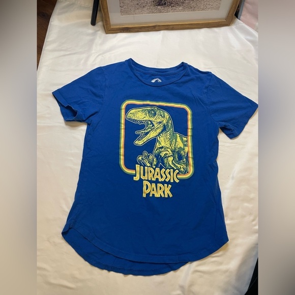 Jurassic Park Other - Girls Jurassic Park size large blue t-shirt